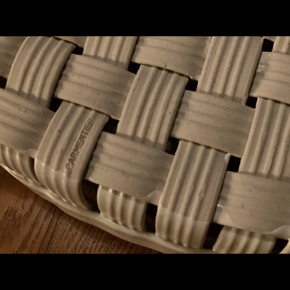 Parmentier Pottery White Basket - Picture 6 of 6
